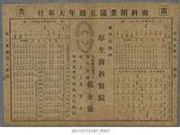 藏品(厚生齒科開業滿五週年大放送廣告)的圖片