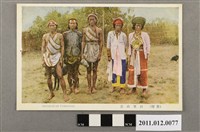 藏品(臺灣阿里山原住民)的圖片