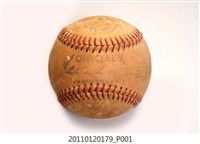 藏品(西元1974年世界青少棒賽紀念球)的圖片