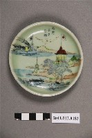 藏品(臺灣真景圖瓷盤)的圖片