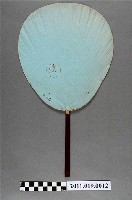 藏品(淺藍金來團扇)的圖片
