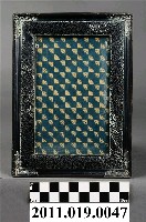 藏品(櫻花邊飾黑漆木相框)的圖片