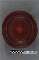 藏品(朱漆高腳木果盤)的圖片