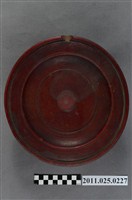 藏品(朱漆高腳木果盤)的圖片