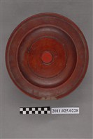 藏品(朱漆高腳木果盤)的圖片