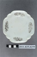 藏品(高腳白瓷瓷盤)的圖片