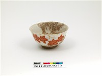 藏品(白瓷彩繪楓葉紋碗)的圖片