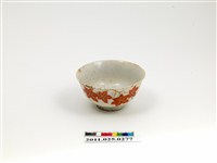 藏品(白瓷彩繪楓葉紋碗)的圖片