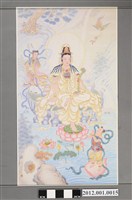 藏品(馬芥龍繪紫竹林如意觀音畫像)的圖片