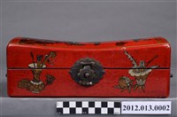 藏品(朱漆木枕)的圖片