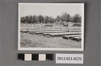 藏品(基地內戴斗笠工人工作)的圖片