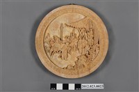 藏品(木雕人物圓盤)的圖片