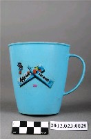 藏品(愛克士牙膏塑膠漱口杯)的圖片
