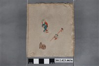 藏品(臺中富貴亭人物紋包裝紙)的圖片