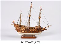 藏品(西班牙加雷翁大帆船聖胡安號船模型)的圖片