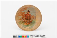 藏品(仙女圖竹製圓盤)的圖片