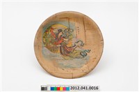 藏品(嫦娥奔月圖竹製圓盤)的圖片