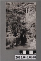 藏品(臺灣名勝北投溫泉佐野公園內不動瀑布)的圖片
