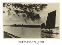 藏品(中國式帆船竹筏照之二)的圖片