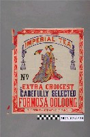 藏品(淡水福爾摩沙貿易公司女皇牌烏龍茶商標紙)的圖片