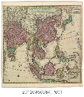 藏品(Guillaume de L'Isle〈印度與中華地圖〉)的圖片