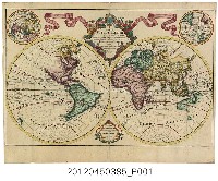 藏品(Guillaume de L'Isle〈世界地圖〉)的圖片