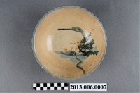 藏品(彩繪田園風景碗)的圖片
