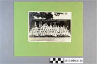 藏品(光明照相館中國青年反共救國團女青年工作第二組水裡托兒所大班結業師生合影)的圖片