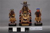 藏品(木刻包公及康趙元帥神像)的圖片