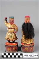 藏品(木雕文判及武判神像)的圖片