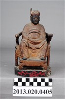 藏品(木刻灶君神像)的圖片