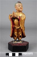 藏品(木刻善財童子神像)的圖片