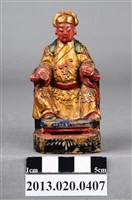 藏品(木刻蔡秀才神像)的圖片