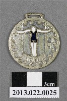 藏品(全省第五屆中等游泳比賽大會名次紀念獎牌)的圖片