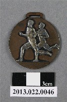 藏品(昭和3年臺灣縱貫道路接力賽大會參加紀念章)的圖片