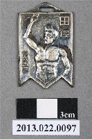 藏品(第五屆全省田徑賽大會紀念獎牌)的圖片