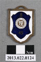 藏品(臺灣田徑賽協會第8屆全省田徑賽大會第3名獎牌)的圖片