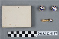 藏品(N.R.R東京奧運紀念領夾袖扣組)的圖片