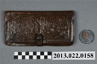 藏品(1968年廖漢水贈張星賢紀念皮夾及墨西哥奧運紀念幣)的圖片