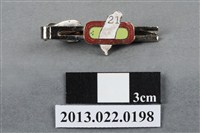 藏品(民國58年第21屆臺灣省田徑賽紀念領帶夾)的圖片