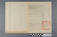 藏品(1978年台南市政府獎勵辦理六十六年中秋月餅輔導管理工作優良人員清冊)的圖片