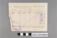 藏品(金材商店開立臺灣省統一發票收執聯)的圖片