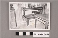 藏品(李錫金家建築（陵茂大厝公廳神明桌）黑白照片（李守仁先生攝） )的圖片
