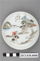 藏品(日清戰爭紀念盤-我軍澎湖島上陸之圖)的圖片