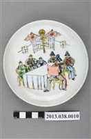 藏品(日清戰爭紀念盤-伊藤博文、李鴻章甲午談判)的圖片