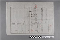 藏品(曾文郡麻豆街陳港之戶口調查簿)的圖片