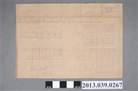 藏品(臺南放送局〈廳舍增築其他工事圖之平面建圖地形伏小屋伏〉)的圖片