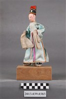 藏品(紙糊水青色內祀官員人偶)的圖片