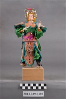 藏品(紙糊綠袍將士人偶)的圖片