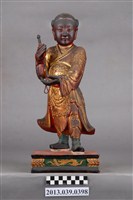藏品(木刻旁祀劍童神像)的圖片